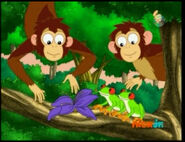 "Thanks, Bobos! Thanks, Bobos! RUK-RUK-RUK!" they sang happily.