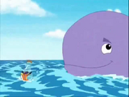 "Mr. Whale! CAREFUL! You’ll swallow me!"