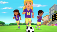 Soccer Star Alana with Dora & Pablo