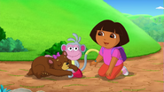 Dora and the Very Sleepy Bear 🐻💤 Full Episode Dora the Explorer 2-23 screenshot