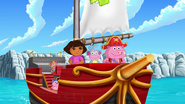 FULL EPISODE Dora Sails the Sea with Pirate Pigs! 🏴 ☠️🐷 'Benny the Castaway' Dora the Explorer 12-24 screenshot (1)