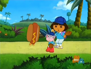 Dora asks: "Do YOU think that's just a hot dog?"