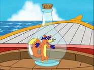 "So we can win one big wish and wish me out of this bottle!"