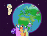 And Africa and Europe! (There's the Fiesta Trio singing with Map!)