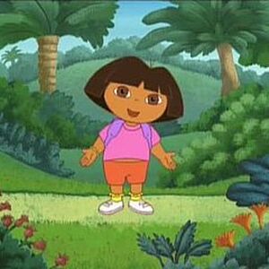 dora the explorer with backpack