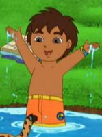 Diego in swimwear