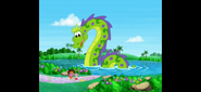 "That sea snake is as big as the WHOLE LAKE!"