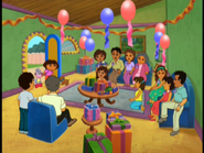 Look! There's Perrito! (This proves that this episode was produced after Dora's Got a Puppy.)