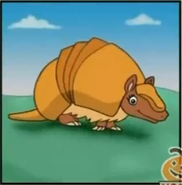 Do three-banded armadillos have shells?