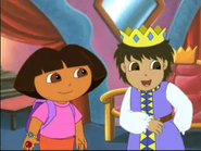 The prince has something for Dora.