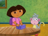 "And remember, we need to watch out for that sneaky fox, Swiper." she said, since they will never know when he will show up.