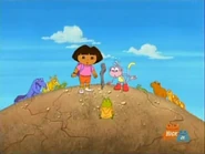 Here come their animal friends they met earlier.