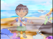 Help Diego find it! "Do you see the whale?"