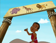 we have to take a safari through the animal park!"