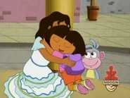 "Happy birthday, Daisy!" she said as she gives her a birthday hug.