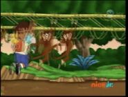 Swing back and forth like a monkey!