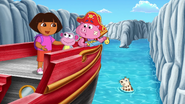 FULL EPISODE Dora Sails the Sea with Pirate Pigs! 🏴 ☠️🐷 'Benny the Castaway' Dora the Explorer 10-38 screenshot