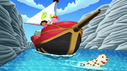 FULL EPISODE Dora Sails the Sea with Pirate Pigs! 🏴 ☠️🐷 'Benny the Castaway' Dora the Explorer 12-0 screenshot