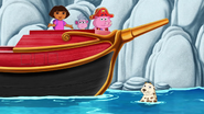 FULL EPISODE Dora Sails the Sea with Pirate Pigs! 🏴 ☠️🐷 'Benny the Castaway' Dora the Explorer 8-38 screenshot