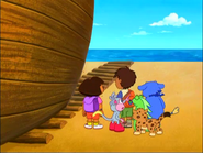 ALL the way to the water?"
