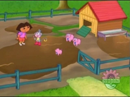 "Yeah, he was gonna swipe the piggies ribbons!"