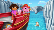 FULL EPISODE Dora Sails the Sea with Pirate Pigs! 🏴 ☠️🐷 'Benny the Castaway' Dora the Explorer 11-1 screenshot