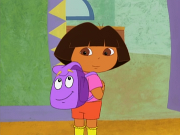 Dora boots backpack shop