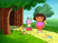 "And we made it around Swiper without waking him up!"