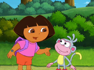 "He helps his parents run the animal rescue center." (And fun fact: Diego's parents are also Dora's aunt and uncle. And another fun fact: he also had his older sister and his oldest sister, who will appear in the very later episode of Season 3 and to the next season.)