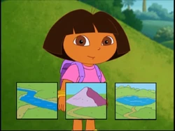 Dora The Explorer Sticky Tape Dora" Backpack's Sticky Situation (TV