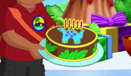 5 candles?! Too much! (Maybe we'll see him near the city?)