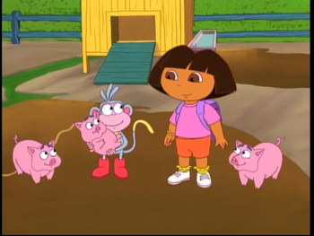 Three Little Piggies | Dora the Explorer Wiki | Fandom