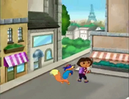 Suddenly they heard a voice! "Dora!"