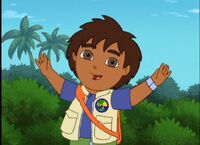 Diego in his original outfit