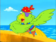 Pirate Parrot was serious. "The waterfall!!!"