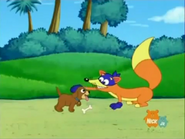 Swiper and Perrito.