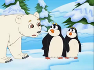 The bear explains to the penguins why. "The Princess wants to