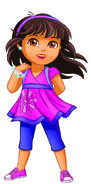 Dora's preteen look