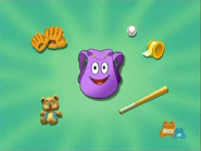 "Hola, baseball fans!" said Backpack. We need to find all of Dora's and Boots' baseball stuff!