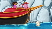 FULL EPISODE Dora Sails the Sea with Pirate Pigs! 🏴 ☠️🐷 'Benny the Castaway' Dora the Explorer 8-41 screenshot