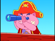 "Lookie, lookie, my Pirate Piggies!"