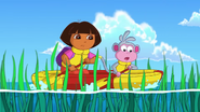 FULL EPISODE Dora Sails the Sea with Pirate Pigs! 🏴 ☠️🐷 'Benny the Castaway' Dora the Explorer 16-34 screenshot