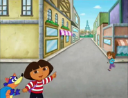 "There's my friend, Amelie!"