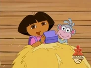 (There they are! In that haystack!) You caught it! Good catching!