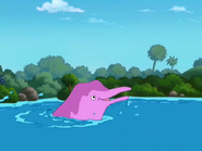 It's an Amazon river dolphin!