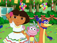 Sayonara, Dora, Boots, and Swiper! Enjoy the holiday of your great friendship with everyone's hearts on fire! And we just wanna say one thing to Alicia who had the new Rescue Rope for her Christmas! Feliz Navidad, prima!! WE LOVE YOU!!!!