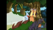Swiper spinning like a tornado.