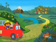 Do you see the town?