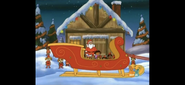 a sleigh! That's Santa's sleigh!