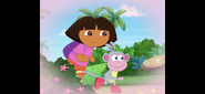 Dora and Boots changed to their regular outfits.